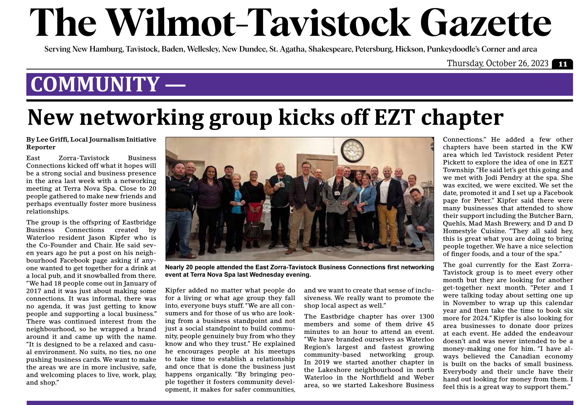 EZTBC Commences in EZT - October 2023