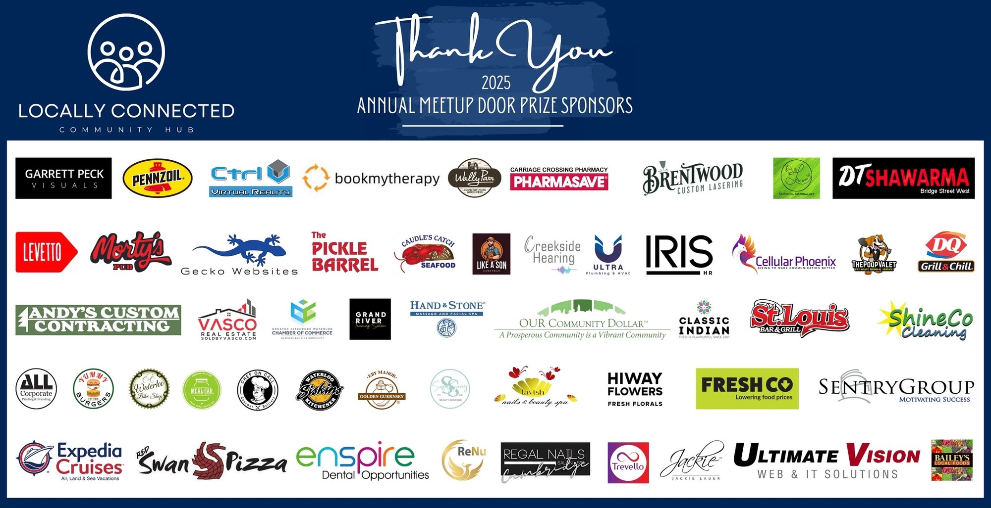LCCHUB Door Prize Sponsors - June 2025