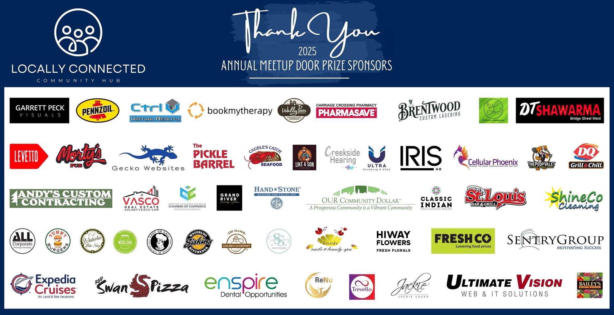 LCCHUB Door Prize Sponsors - May 2025 LCCHUB Door Prize Sponsors - May 2025